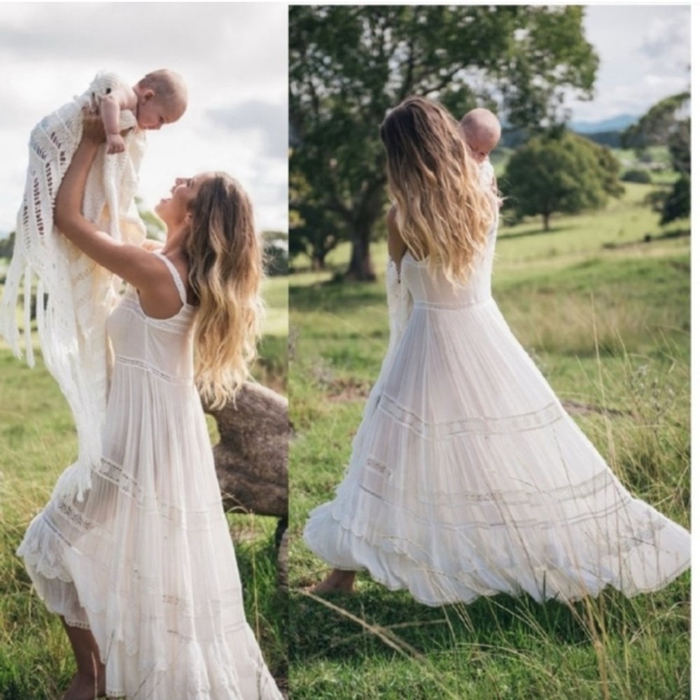 White Prairie Dress S